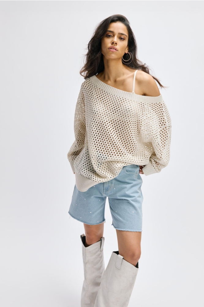 REVA OF SHOULDER KNIT R2508890708 002 OFF WHITE